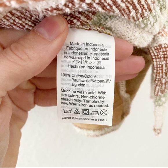 Madewell | Texture & Thread Striped Tie Front Tank - Picture 5 of 7